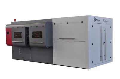 Macchina per lo stampaggio mediante soffiatura dell'animale domestico completamente automatica